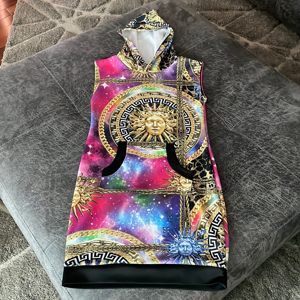 Adorable Sleeveless Hooded Dress